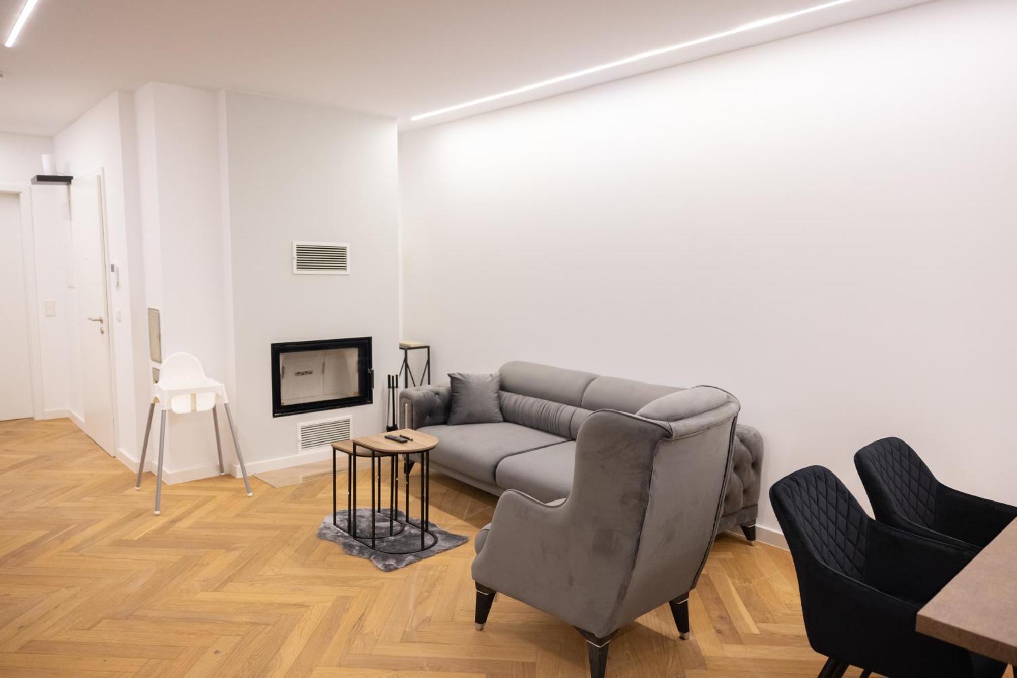 Neubau Apartment Mit Kamin Und Terrasse In Premium Lage Parkplatz Inklusive Bielefeld Exteriér fotografie