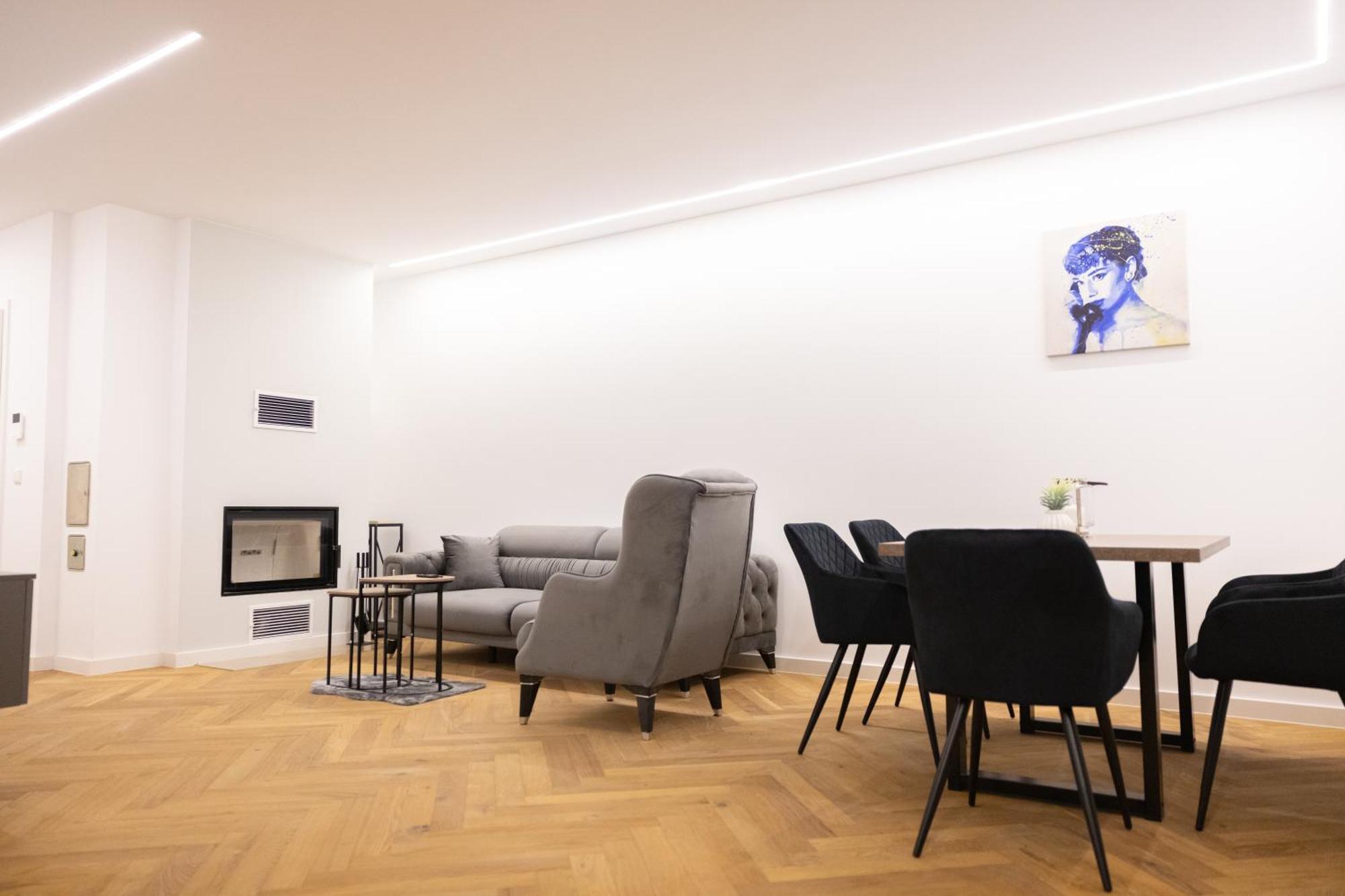Neubau Apartment Mit Kamin Und Terrasse In Premium Lage Parkplatz Inklusive Bielefeld Exteriér fotografie